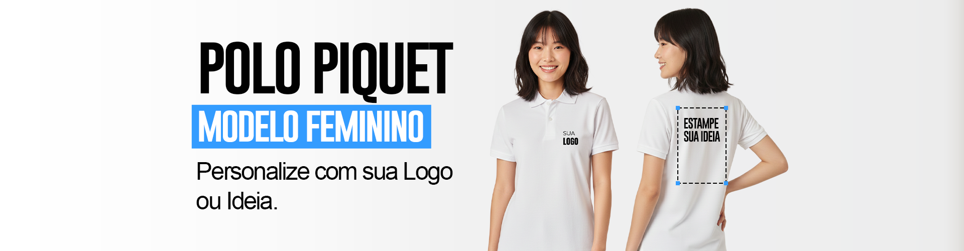 Camisa Polo feminina