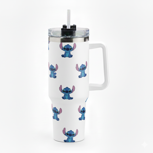 Copo Térmico 1,2L Stitch com nome Personalizado